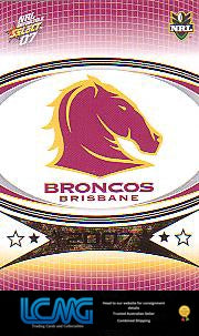 SELECT NRL 2007 INVINCIBLE #4 BRONCOS LOGO