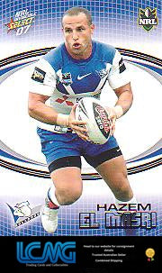 SELECT NRL 2007 INVINCIBLE #18 HAZEM EL MASRI