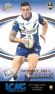 SELECT NRL 2007 INVINCIBLE #20 SONNY BILL WILLIAMS