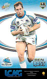 SELECT NRL 2007 INVINCIBLE #42 BEN ROSS