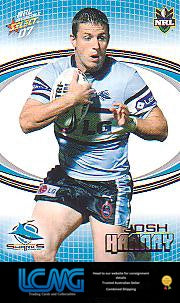 SELECT NRL 2007 INVINCIBLE #48 JOSH HANNAY