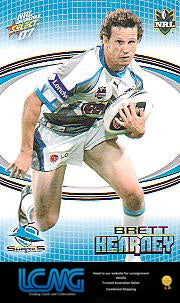 SELECT NRL 2007 INVINCIBLE #51 BRETT KEARNEY