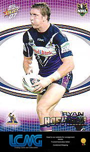 SELECT NRL 2007 INVINCIBLE #81 RYAN HOFFMAN