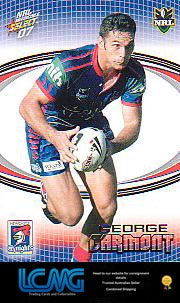 SELECT NRL 2007 INVINCIBLE #90 GEORGE CARMONT