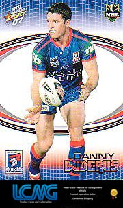 SELECT NRL 2007 INVINCIBLE #93 DANNY BUDERUS