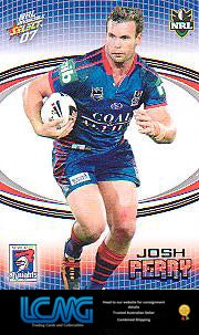 SELECT NRL 2007 INVINCIBLE #94 JOSH PERRY