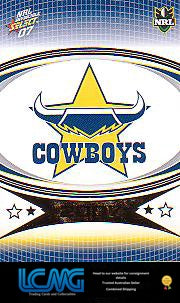SELECT NRL 2007 INVINCIBLE #100 COWBOYS LOGO