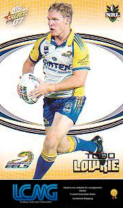SELECT NRL 2007 INVINCIBLE #120 TODD LOWRIE