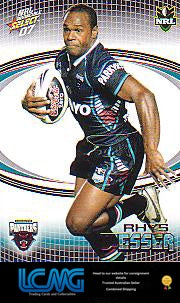 SELECT NRL 2007 INVINCIBLE #125 RHYS WESSER