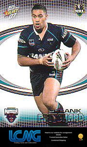SELECT NRL 2007 INVINCIBLE #127 FRANK PRITCHARD