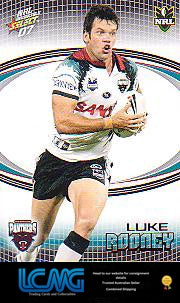 SELECT NRL 2007 INVINCIBLE #128 LUKE ROONEY