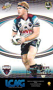 SELECT NRL 2007 INVINCIBLE #135 PETER WALLACE