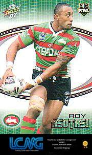 SELECT NRL 2007 INVINCIBLE #155 ROY ASOTASI