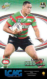 SELECT NRL 2007 INVINCIBLE #156 DAVID KIDWELL