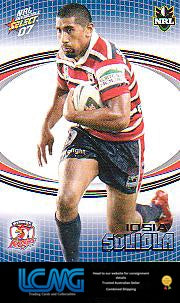 SELECT NRL 2007 INVINCIBLE #164 IOSIA SOLIOLA