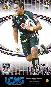 SELECT NRL 2007 INVINCIBLE #173 MANU VATUVEI