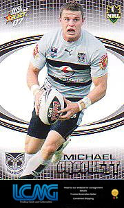 SELECT NRL 2007 INVINCIBLE #180 MICHAEL CROCKETT