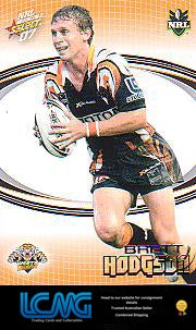 SELECT NRL 2007 INVINCIBLE #185 BRETT HODGSON