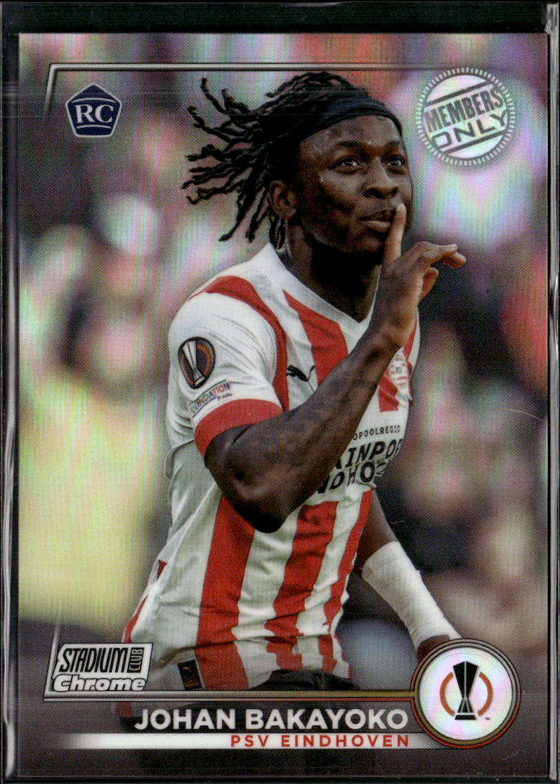 2022-23 Stadium Club Chrome UEFA Club Competitions #50 Johan Bakayoko