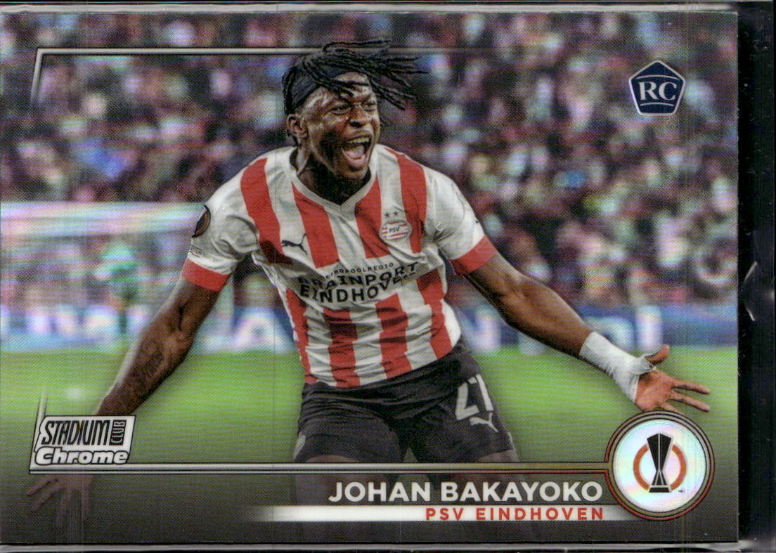 2022-23 Stadium Club Chrome UEFA Club Competitions #50 Johan Bakayoko Refractor