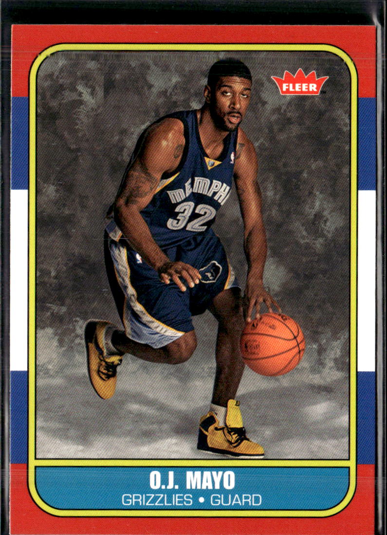 2008-09 Fleer #86R-165 O.J. Mayo 1986-87 Rookies