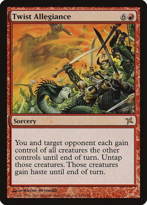 MTG Betrayers of Kamigawa Twist Allegiance