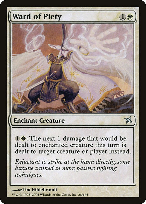 MTG Betrayers of Kamigawa Ward of Piety