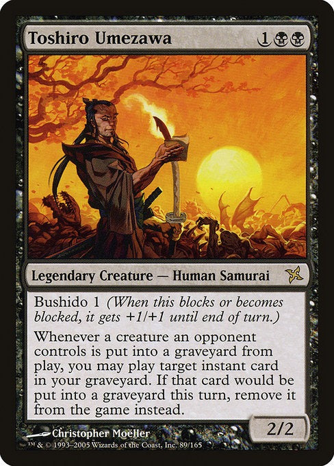 MTG Betrayers of Kamigawa Toshiro Umezawa