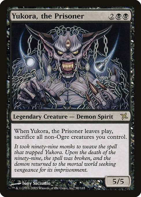 MTG Betrayers of Kamigawa Yukora, the Prisoner