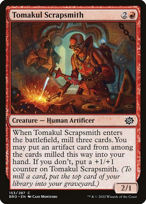 Tomakul Scrapsmith The Brothers War Card # 153