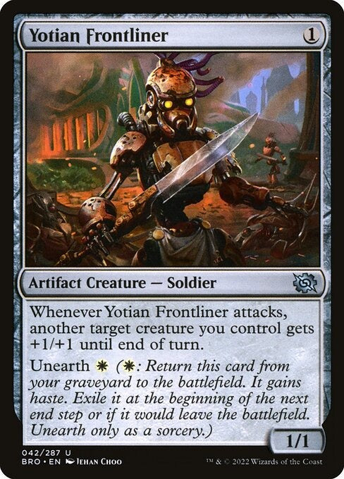 Yotian Frontliner The Brothers War Card # 42