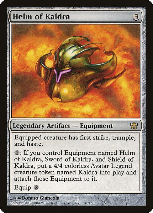 Card # 131 Helm of Kaldra Fifth Dawn