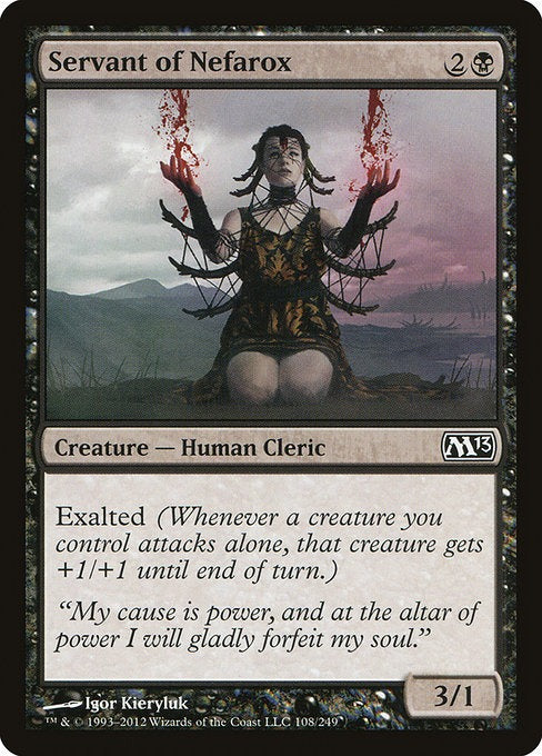 Servant of Nefarox M 13 Card # 104