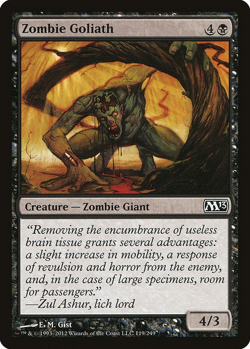 Zombie Goliath M 13 Card # 115