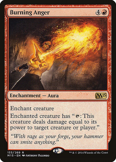 Card # 133 Burning Anger Magic 15