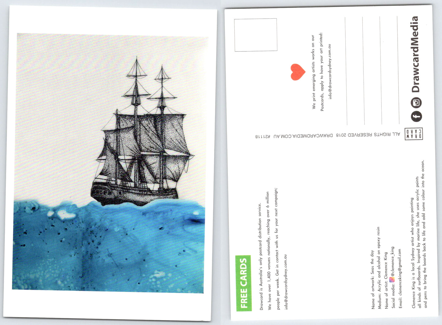 Seas the Day Postcard