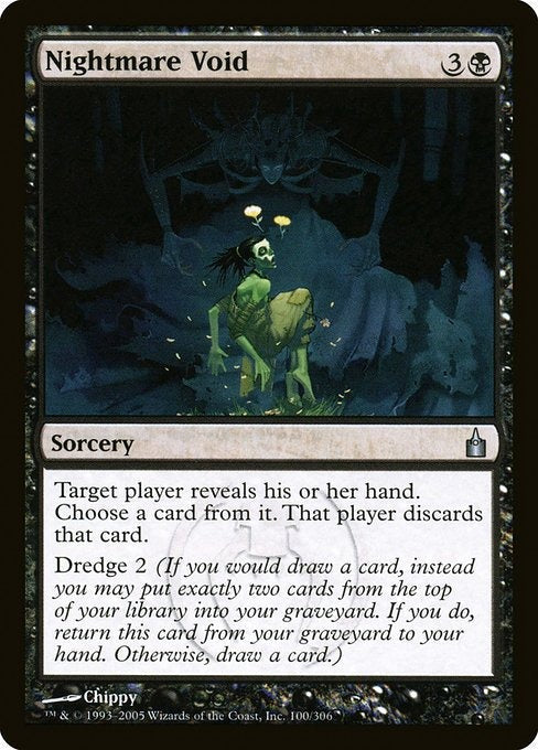 Card # RAV 100 Nightmare Void Ravnica: City of Guilds