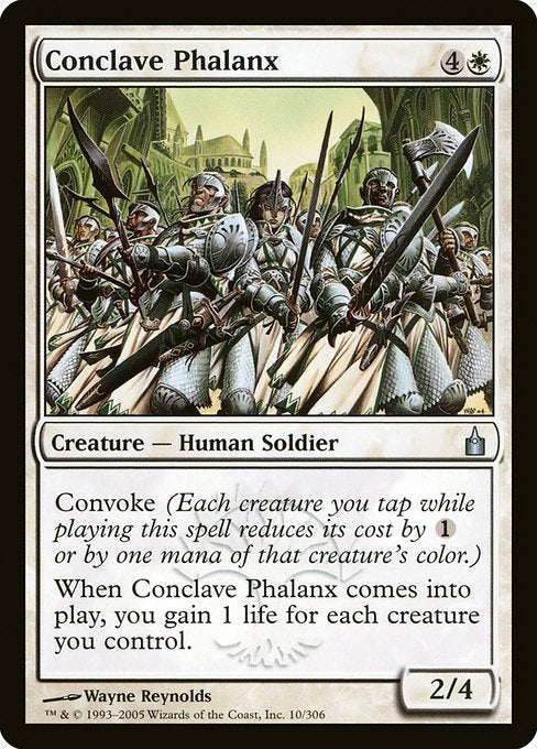 Card # RAV 10 Conclave Phalanx Ravnica: City of Guilds