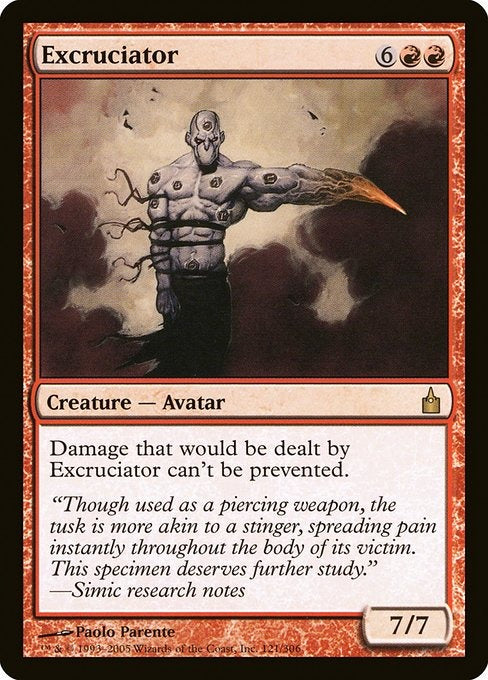 Card # RAV 121 Excruciator Ravnica: City of Guilds