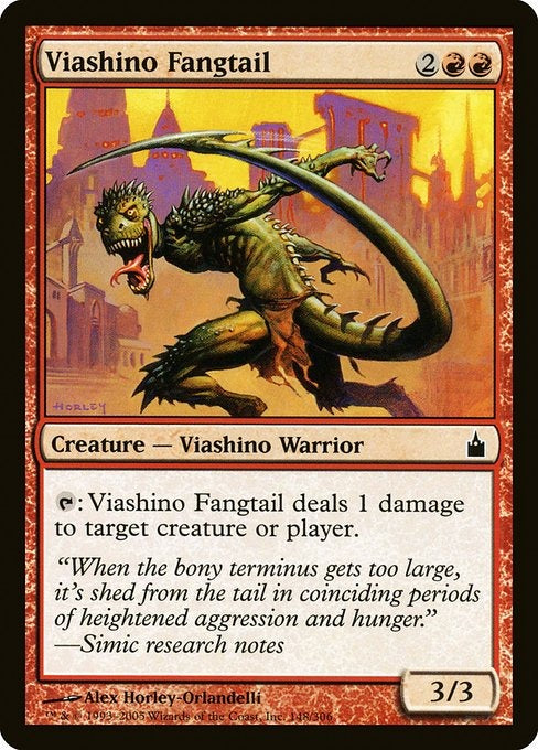 Card # RAV 148 Viashino Fangtail Ravnica: City of Guilds
