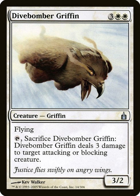 Card # RAV 14 Divebomber Griffin Ravnica: City of Guilds