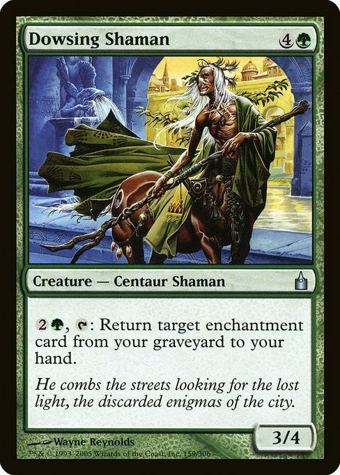 Card # RAV 159 Dowsing Shaman Ravnica: City of Guilds