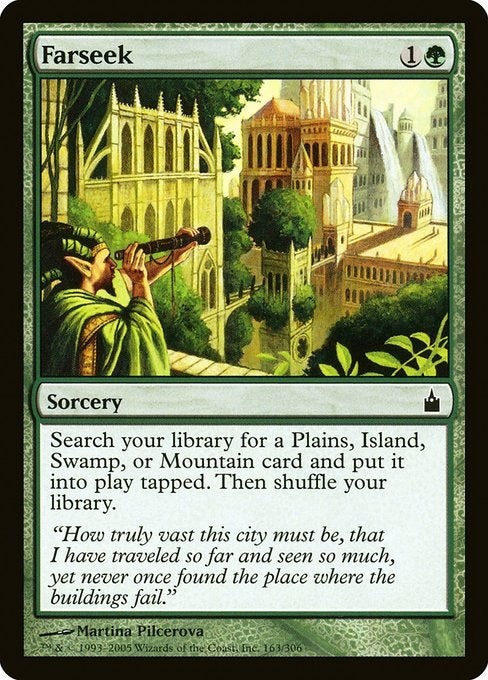 Card # RAV 163 Farseek Ravnica: City of Guilds