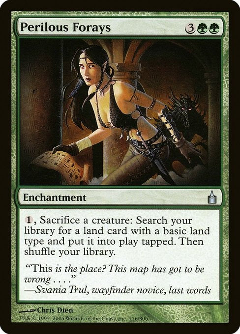 Card # RAV 176 Perilous Forays Ravnica: City of Guilds