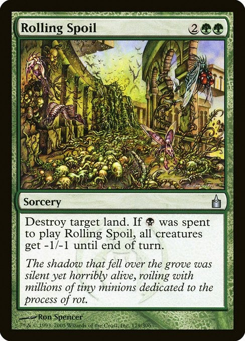 Card # RAV 179 Rolling Spoil Ravnica: City of Guilds