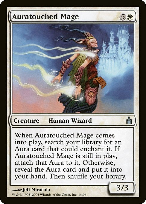 Card # RAV 1 Auratouched Mage Ravnica: City of Guilds