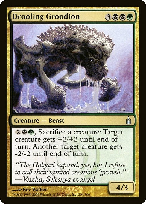 Card # RAV 204 Drooling Groodion Ravnica: City of Guilds