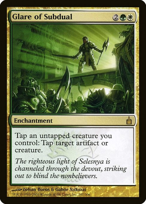 Card # RAV 207 Glare of Subdual Ravnica: City of Guilds