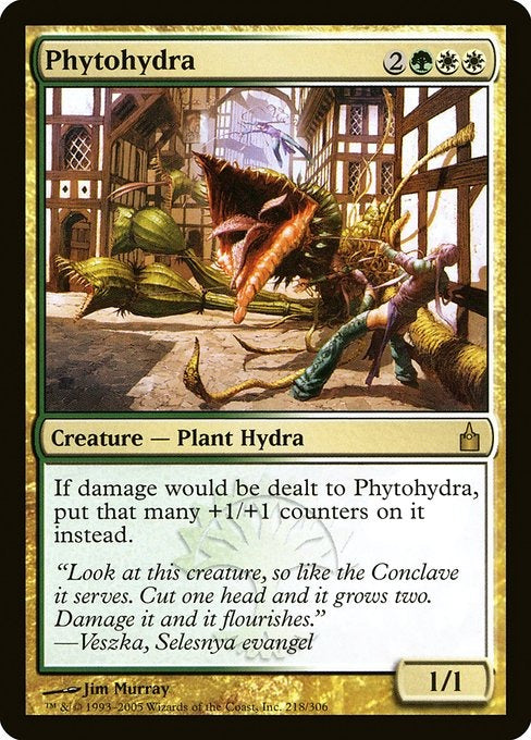Card # RAV 218 Phytohydra Ravnica: City of Guilds