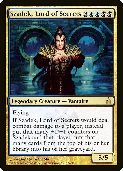 Card # RAV 234 Szadek, Lord of Secrets Ravnica: City of Guilds